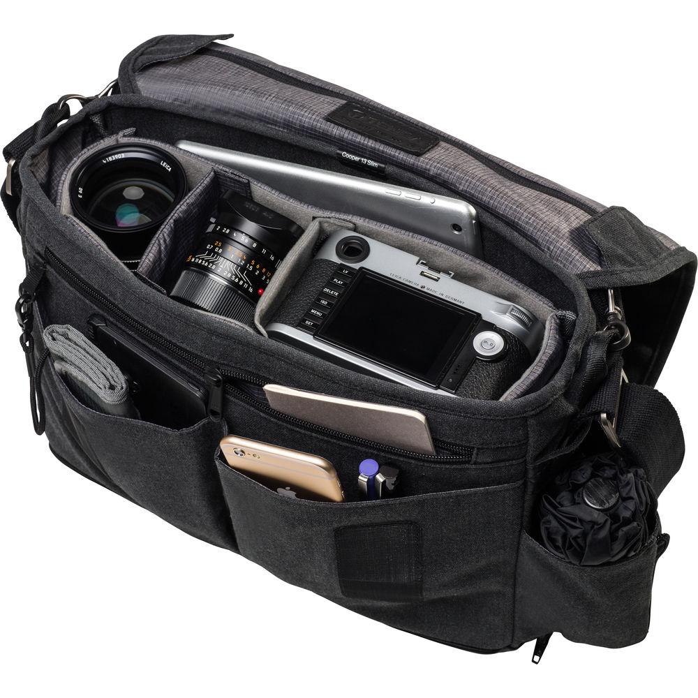 Tenba Cooper 13 Slim Messenger Bag with Leather Accents