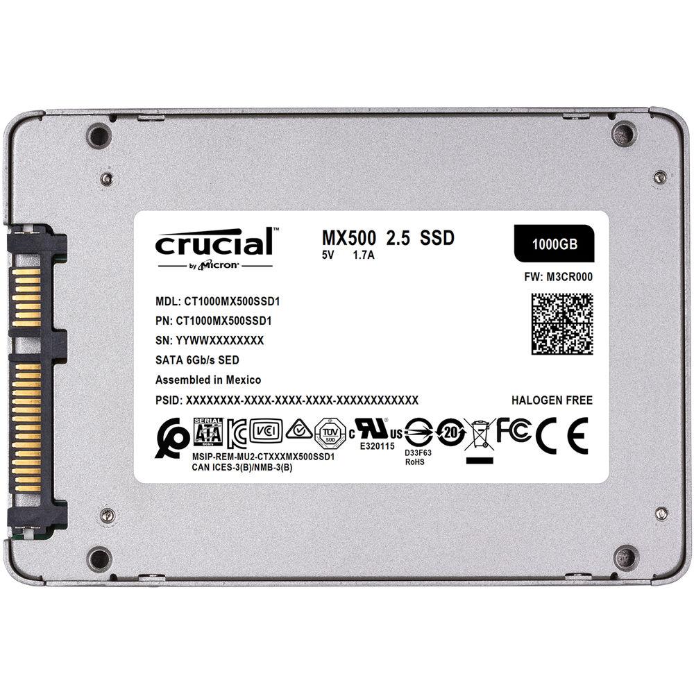 Crucial 1TB MX500 2.5" Internal SSD