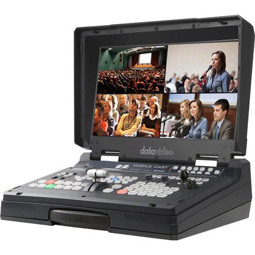 Datavideo HS-1600T Mobile Studio Kit with 3 x PTC-140T, Wall Mounts, and TLM-700K