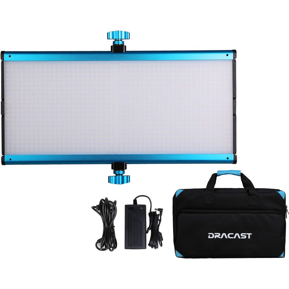 Dracast S-Series Plus Daylight LED1000 Panel with V-Mount Battery Plate, Dracast, S-Series, Plus, Daylight, LED1000, Panel, with, V-Mount, Battery, Plate