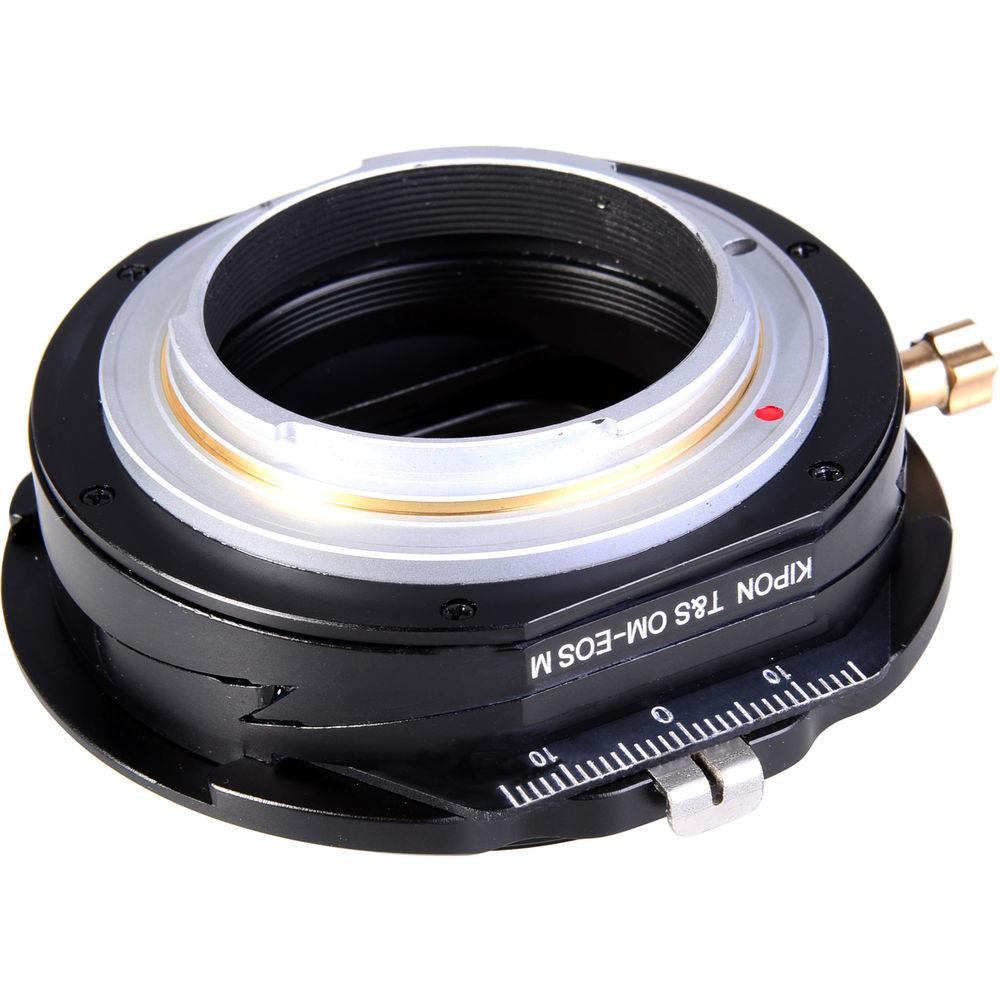 KIPON Lens Mount Adapter for Olympus OM Lens to Canon EF-M-Mount Camera with Tilt & Shift Functionality