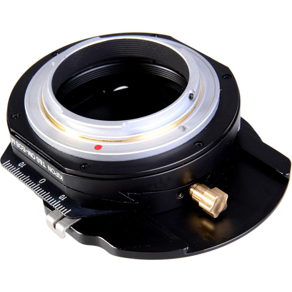 KIPON Lens Mount Adapter for Olympus OM Lens to Canon EF-M-Mount Camera with Tilt & Shift Functionality