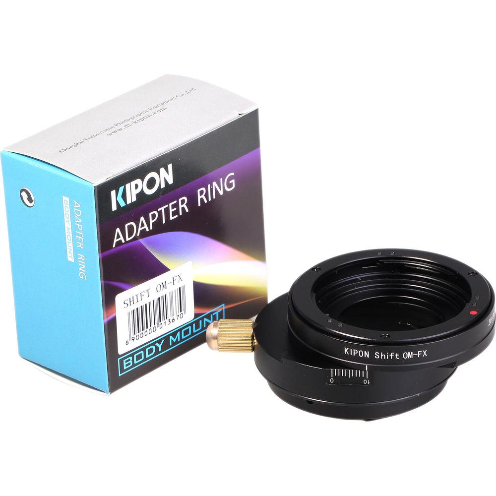 KIPON Shift Lens Adapter for Olympus OM Lens to FUJIFILM FX Camera