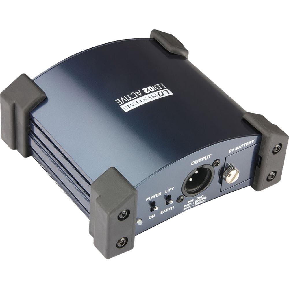LD Systems Active DI Box - 1 Channel - 2 Inputs