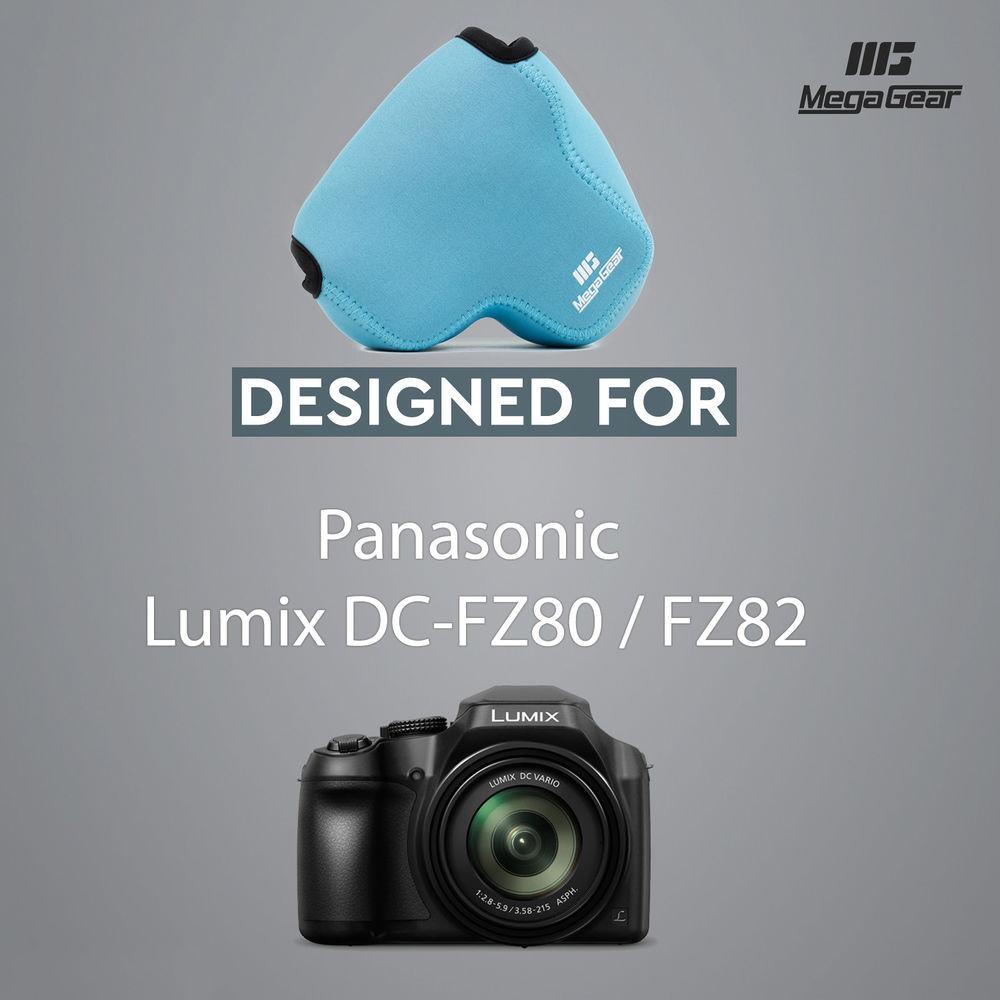 MegaGear Ultra-Light Neoprene Camera Case for Panasonic LUMIX DC-FZ80, DC-FZ70, FZ72