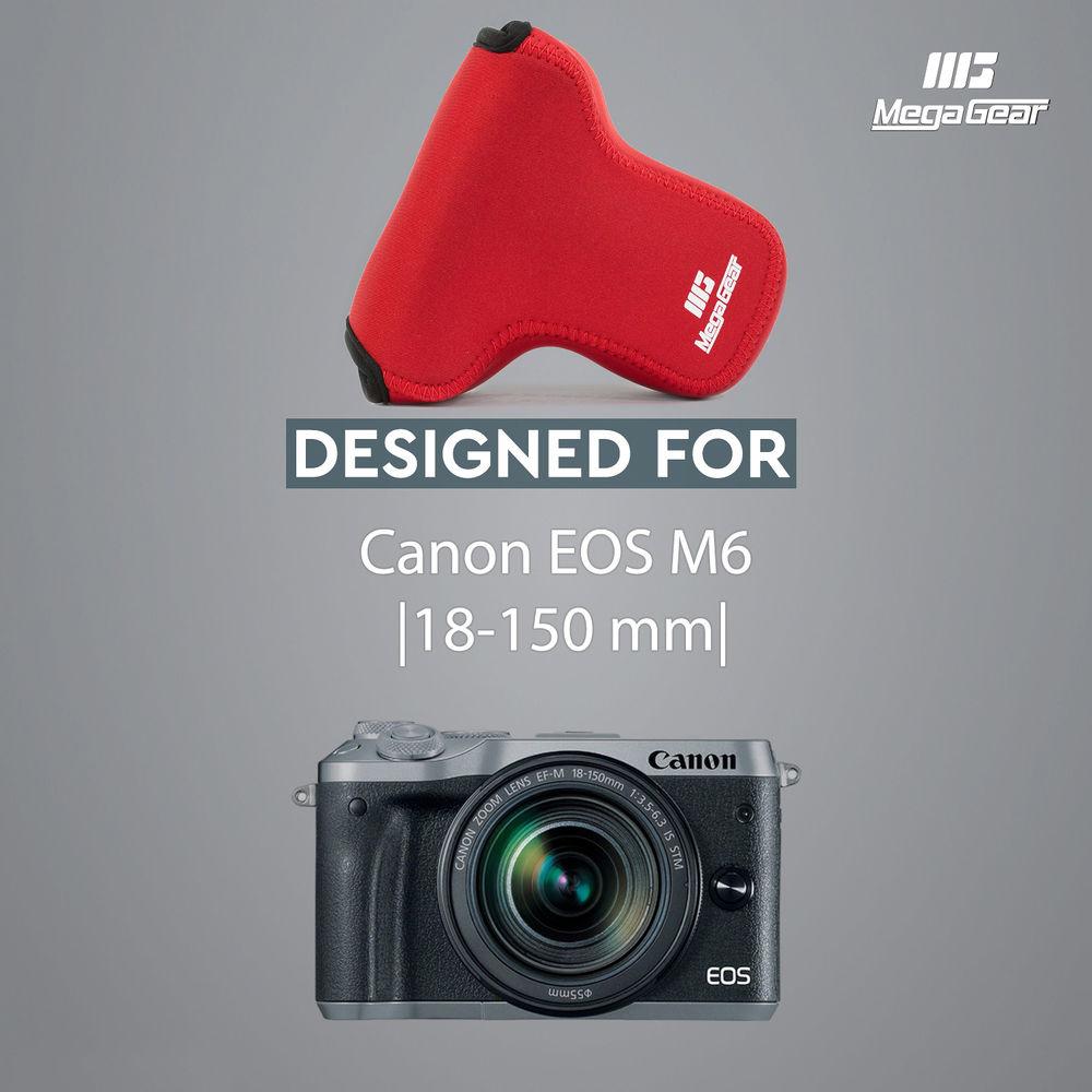 MegaGear Ultra-Light Neoprene Case for Canon EOS M6 with 18-150mm Lens