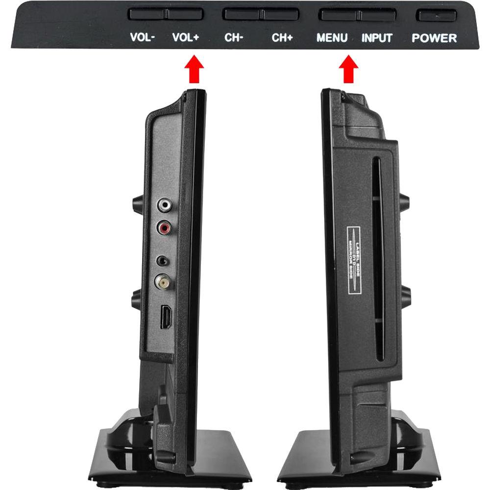 Pyle Home PTVDLED16 15" Class HD LED TV with Built-In DVD Player