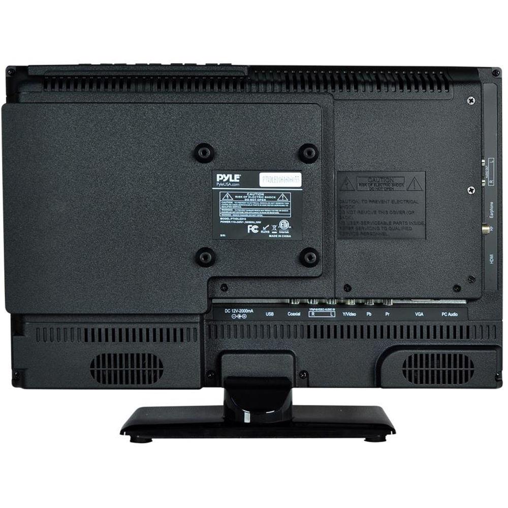 Pyle Home PTVDLED16 15" Class HD LED TV with Built-In DVD Player