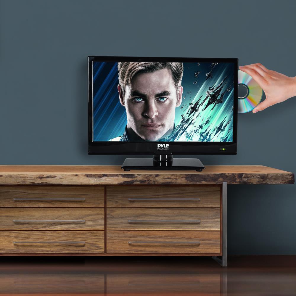 Pyle Home PTVDLED16 15" Class HD LED TV with Built-In DVD Player
