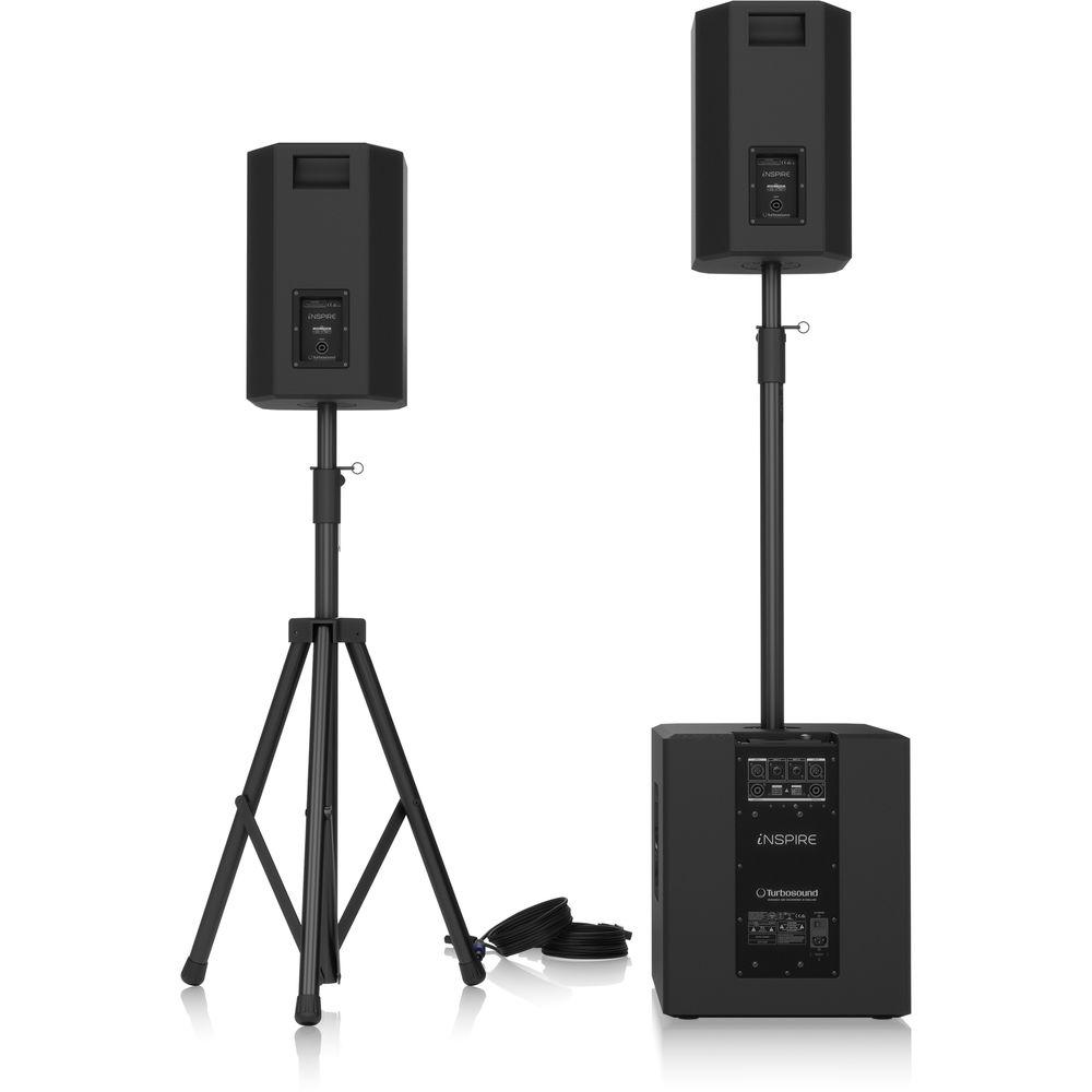 Turbosound iNSPIRE iP12 Bundle 1000W Powered Stereo PA System