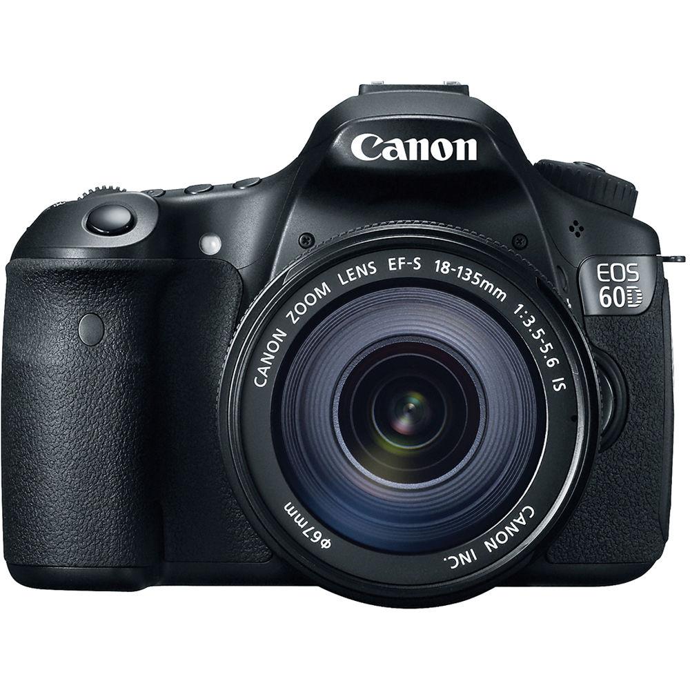 Canon EOS 60D DSLR Camera with 18-135mm Lens - Refurbished