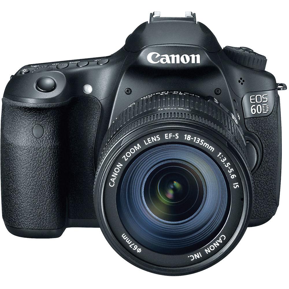 Canon EOS 60D DSLR Camera with 18-135mm Lens - Refurbished