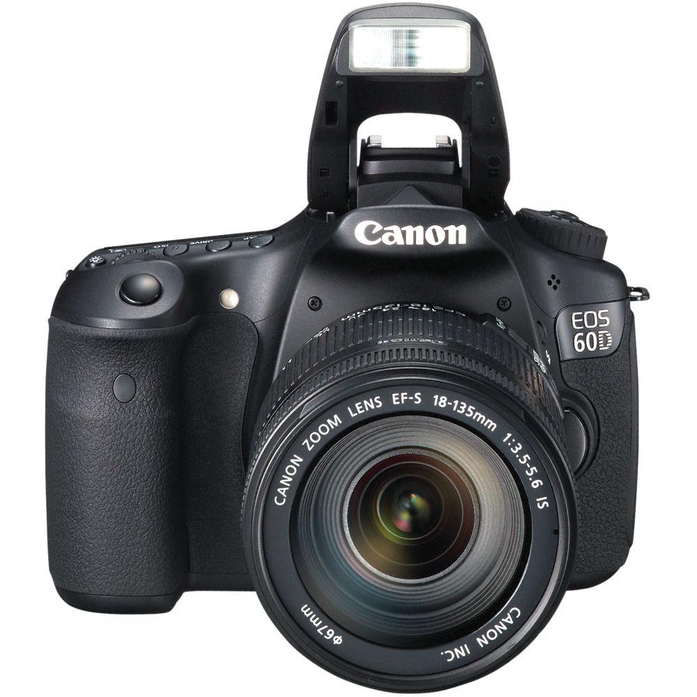 Canon EOS 60D DSLR Camera with 18-135mm Lens - Refurbished