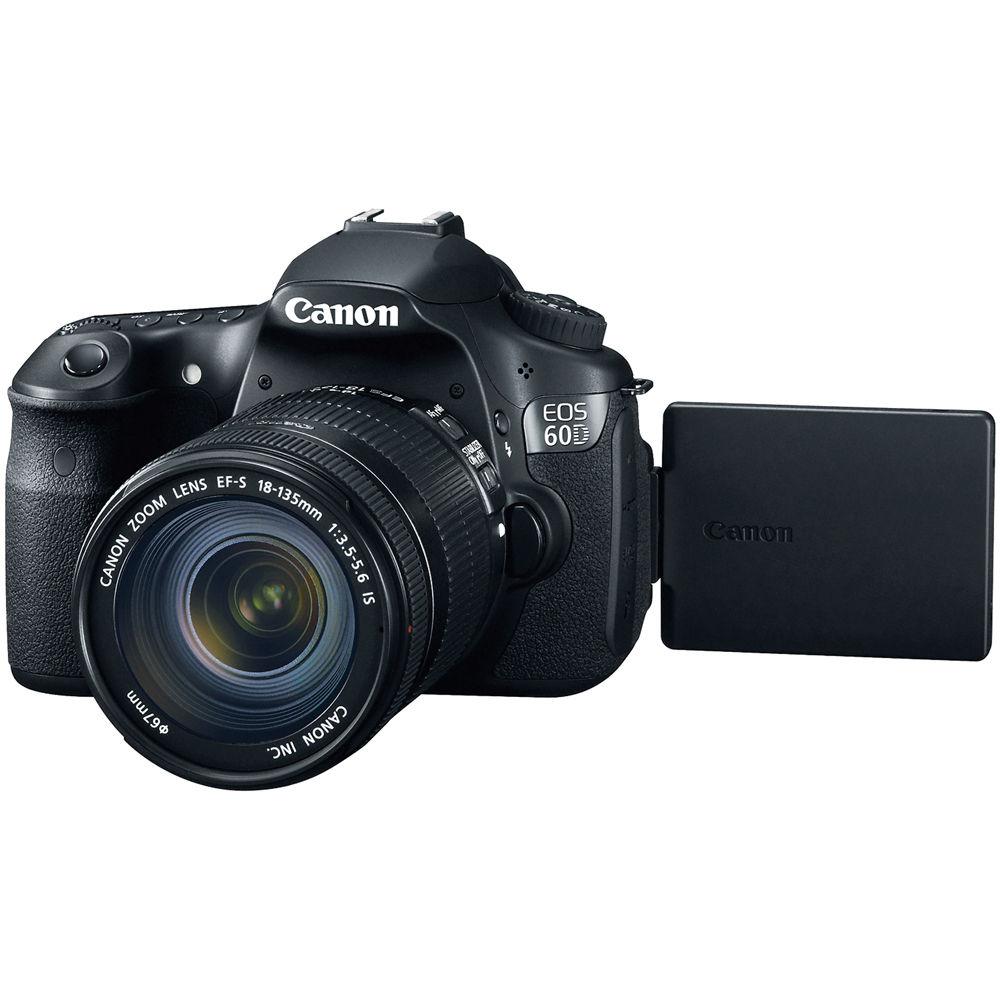 Canon EOS 60D DSLR Camera with 18-135mm Lens - Refurbished