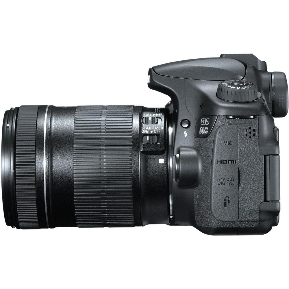 Canon EOS 60D DSLR Camera with 18-135mm Lens - Refurbished