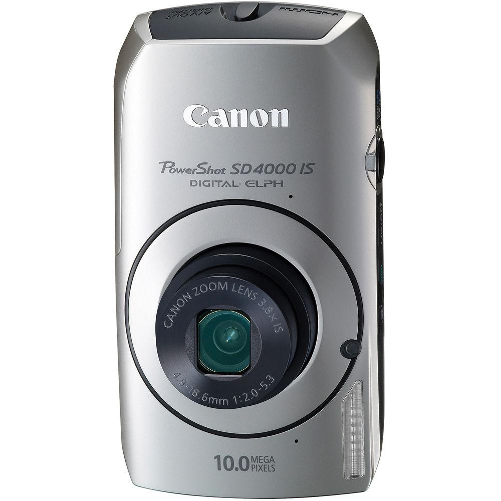 Canon PowerShot SD4000 IS Digital ELPH Camera - Refurbished