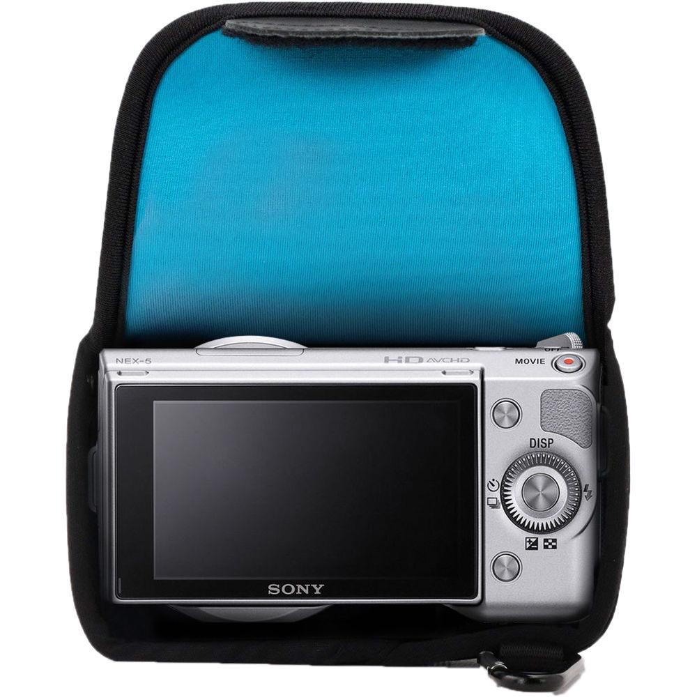 MegaGear Ultra-Light Neoprene Case for Sony Alpha NEX-5R, NEX-5N, or NEX-5 with 16-50mm
