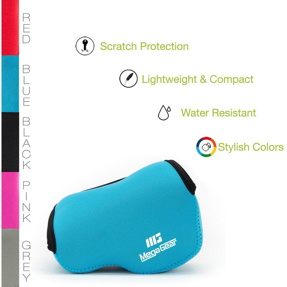 MegaGear Ultra-Light Neoprene Case for Sony Alpha NEX-5R, NEX-5N, or NEX-5 with 16-50mm