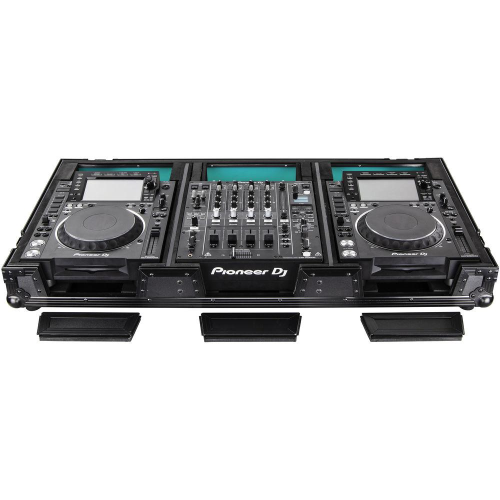 Odyssey Innovative Designs Flight FX Series Universal CD Media Player DJ Coffin with Wheels