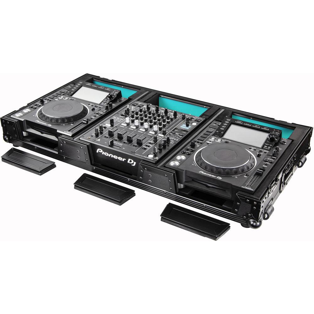 Odyssey Innovative Designs Flight FX Series Universal CD Media Player DJ Coffin with Wheels