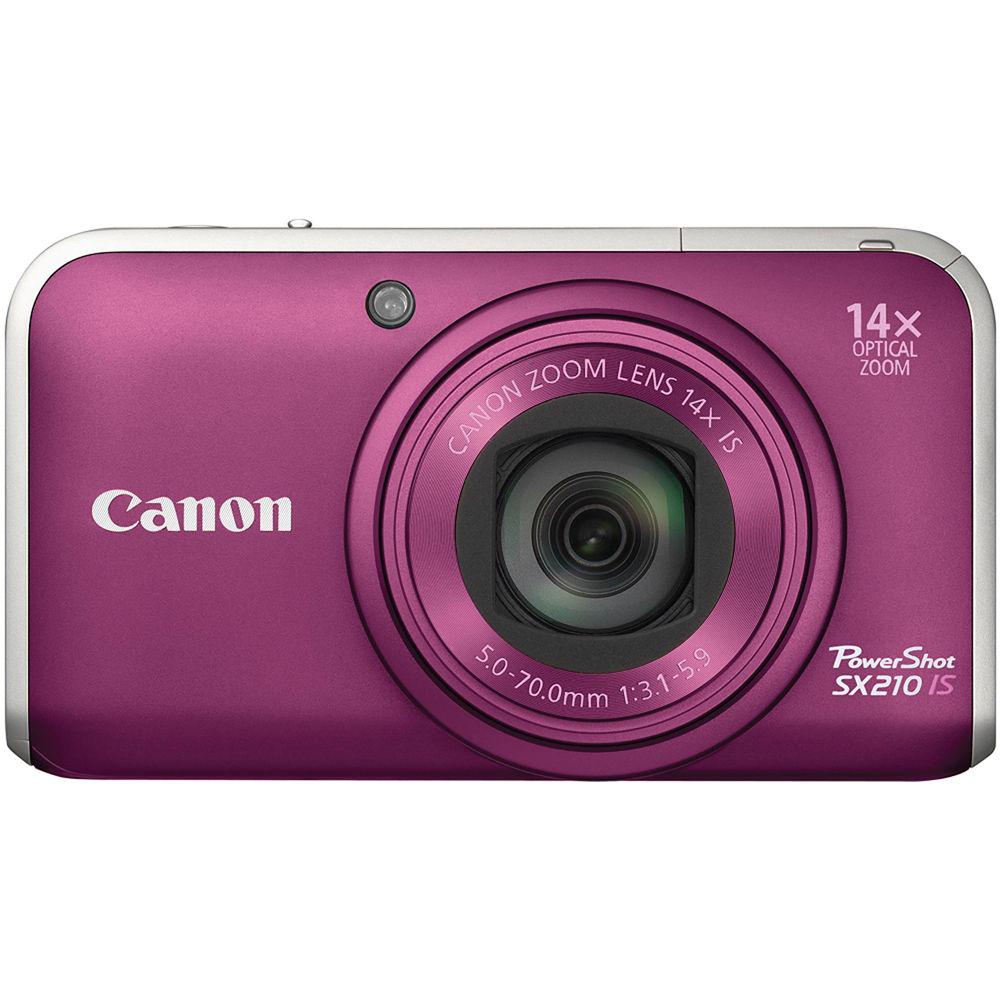 Canon PowerShot SX210 IS Digital Camera - Refurbished