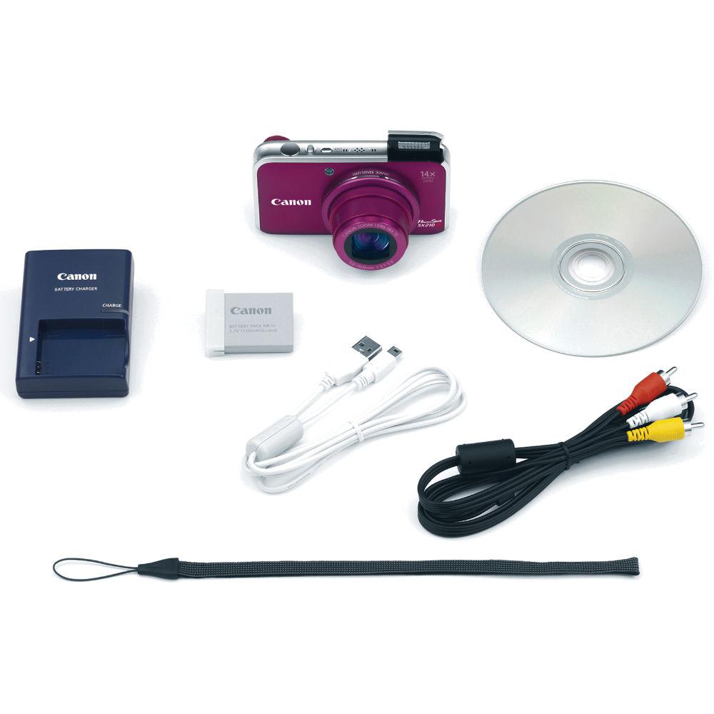 Canon PowerShot SX210 IS Digital Camera - Refurbished