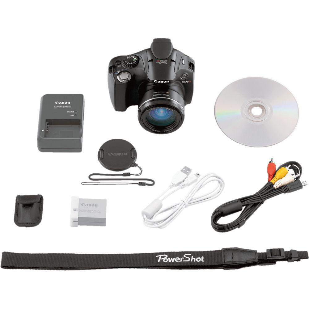 Canon PowerShot SX30 IS Digital Camera - Refurbished