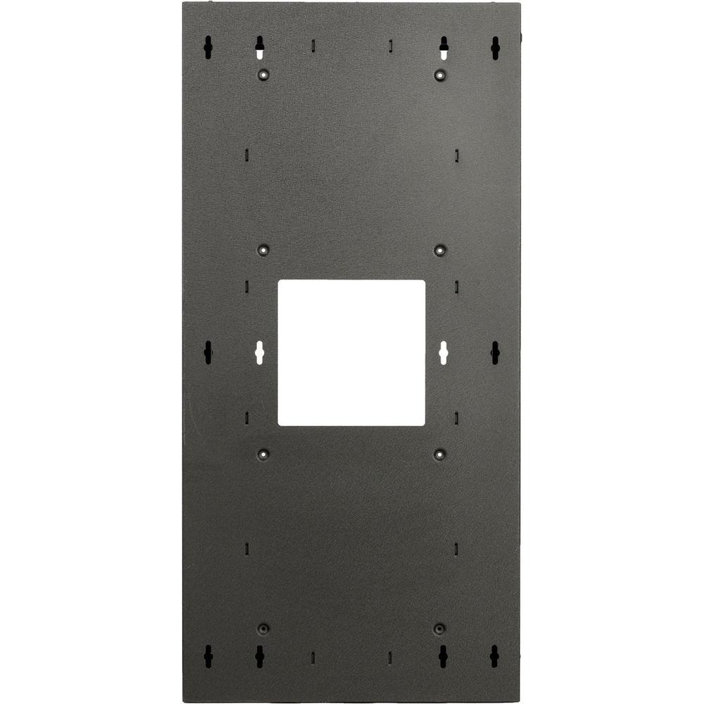 Lowell Manufacturing Rack-Sectional Wall Mount-24U, 28" Deep, 1-Pair Adjustable Rails