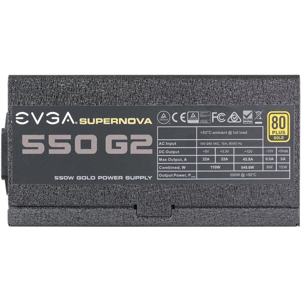 EVGA SuperNOVA 550 G2 550W 80 Plus Gold Modular Power Supply