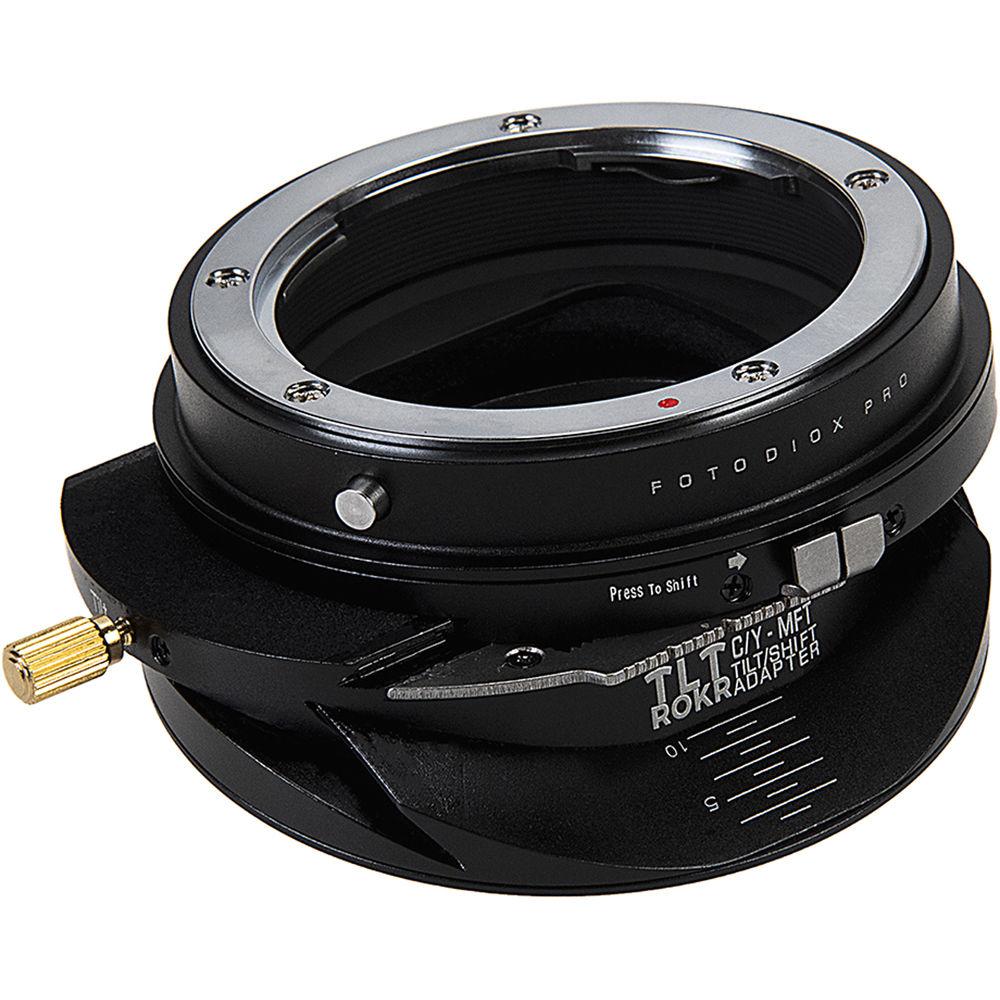 FotodioX Pro TLT ROKR Tilt Shift Adapter for Contax Yashica Lenses to Fuji G-Mount GFX Camera