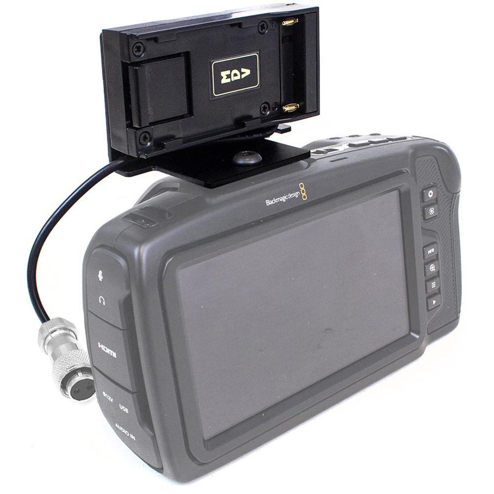 Hawk-Woods DV-BM4 Top-Mount L-Series Power Adapter for BMPCC 4K