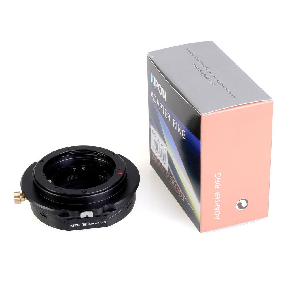 KIPON Lens Mount Adapter for Olympus OM Lens to Micro Four Thirds-Mount Camera with Tilt & Shift Functionality