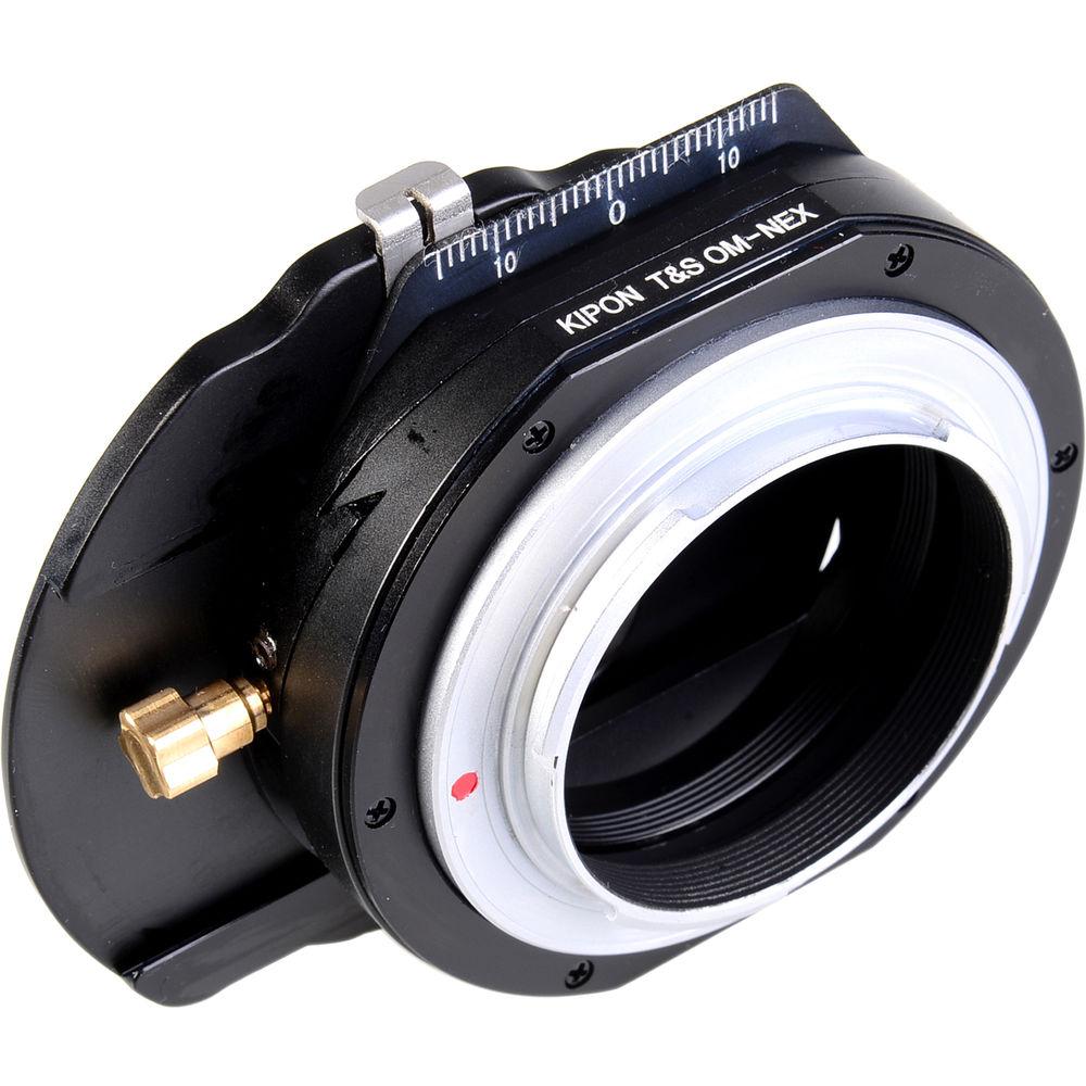 KIPON Lens Mount Adapter for Olympus OM Lens to Sony E-Mount Camera With Tilt-Shift Functionality