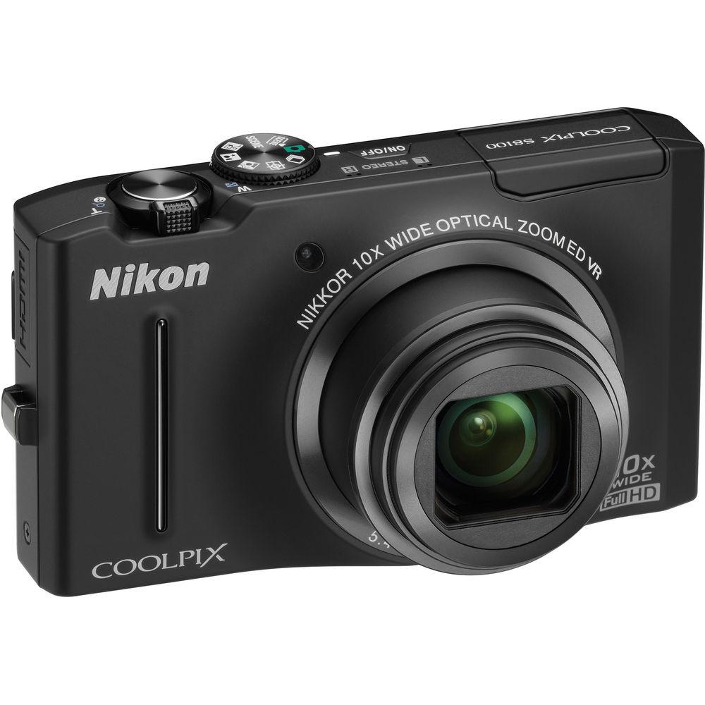 Nikon CoolPix S8100 Digital Camera - Refurbished
