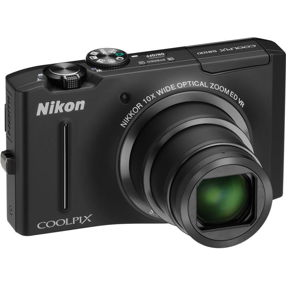 Nikon CoolPix S8100 Digital Camera - Refurbished