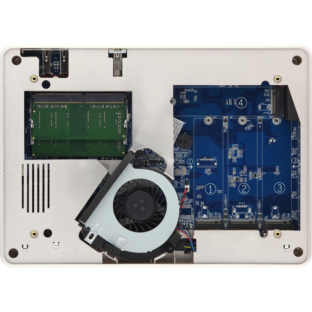 QNAP Quad-core 4-bay M.2 SATA SSD NASbook