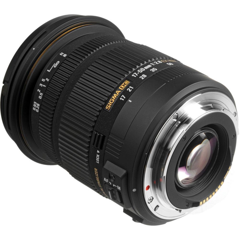 Sigma 17-50mm f 2.8 EX DC OS HSM Lens for Canon EF