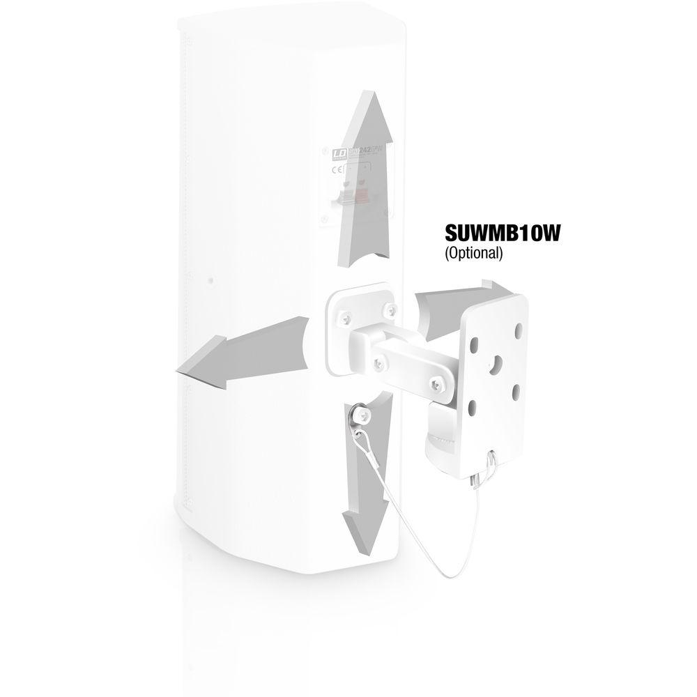 LD Systems Passive Installation Speaker - 2x4" LF 1" HF 180W 60 X 60 Dispersion