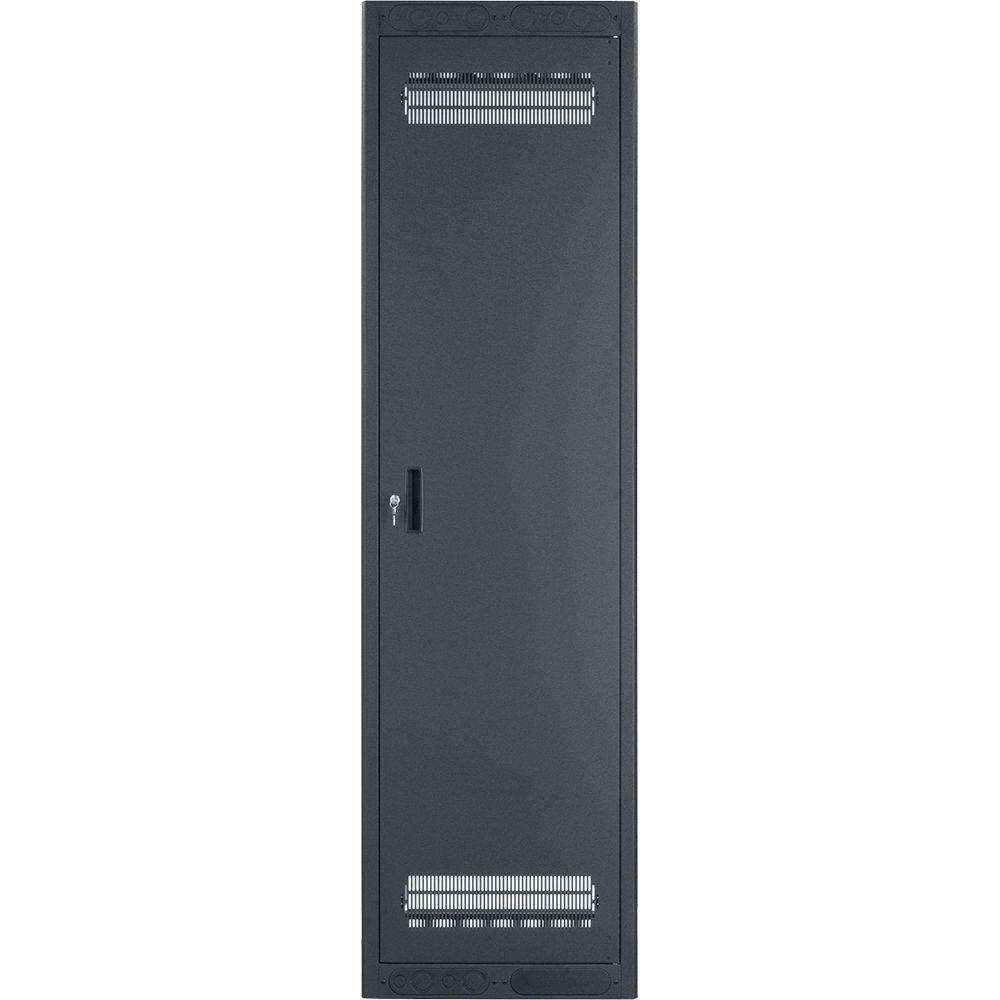 Lowell Manufacturing Rack-Gangable-44U 22"Deep, 1-Pair Rails, Rear Door