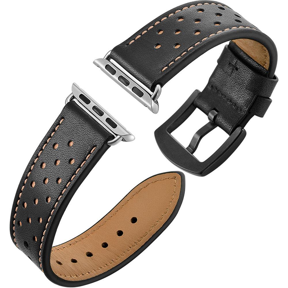 CASEPH Genuine Leather Band for 38mm 40mm Apple Watch