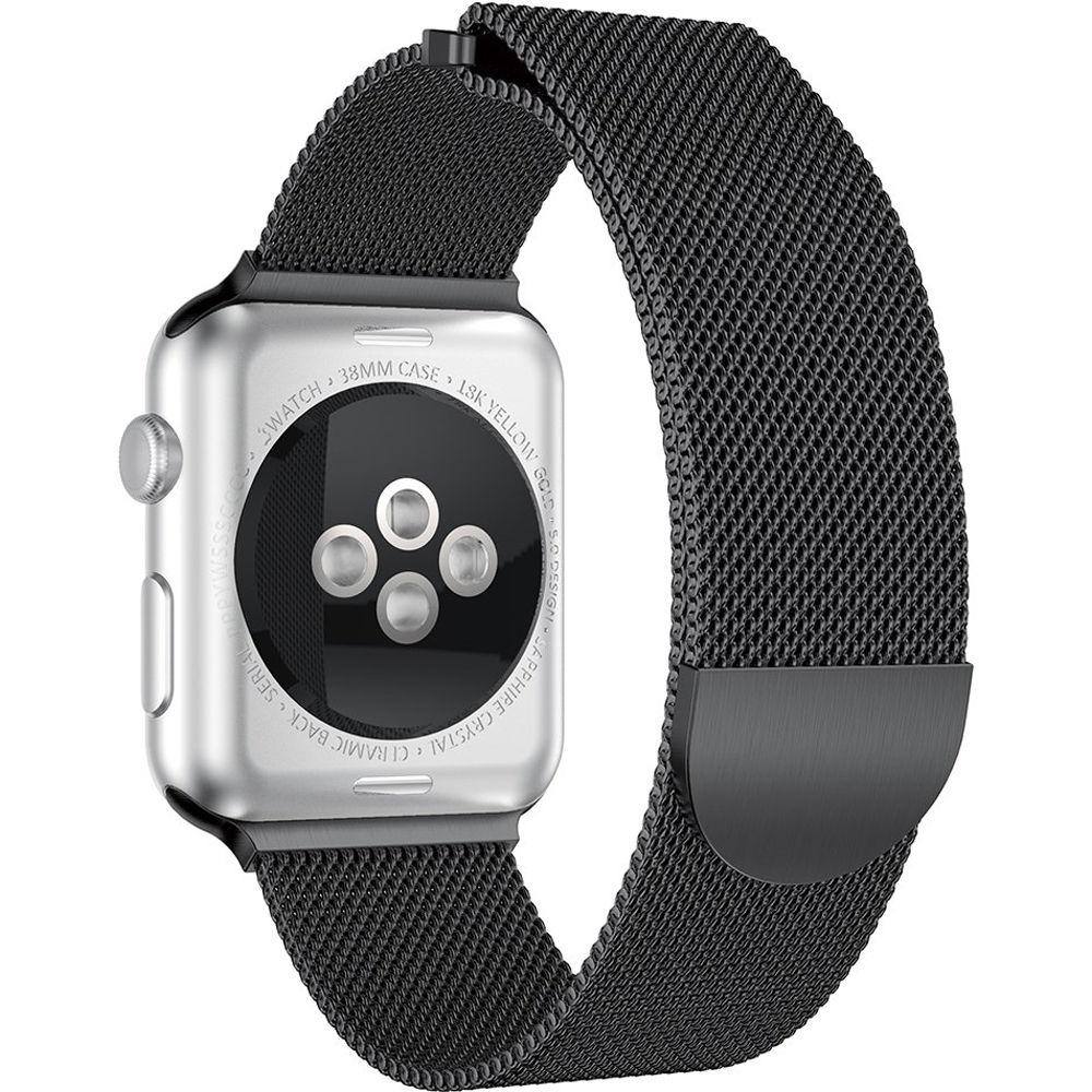 CASEPH Stainless Steel Mesh Band for 42mm 44mm Apple Watch