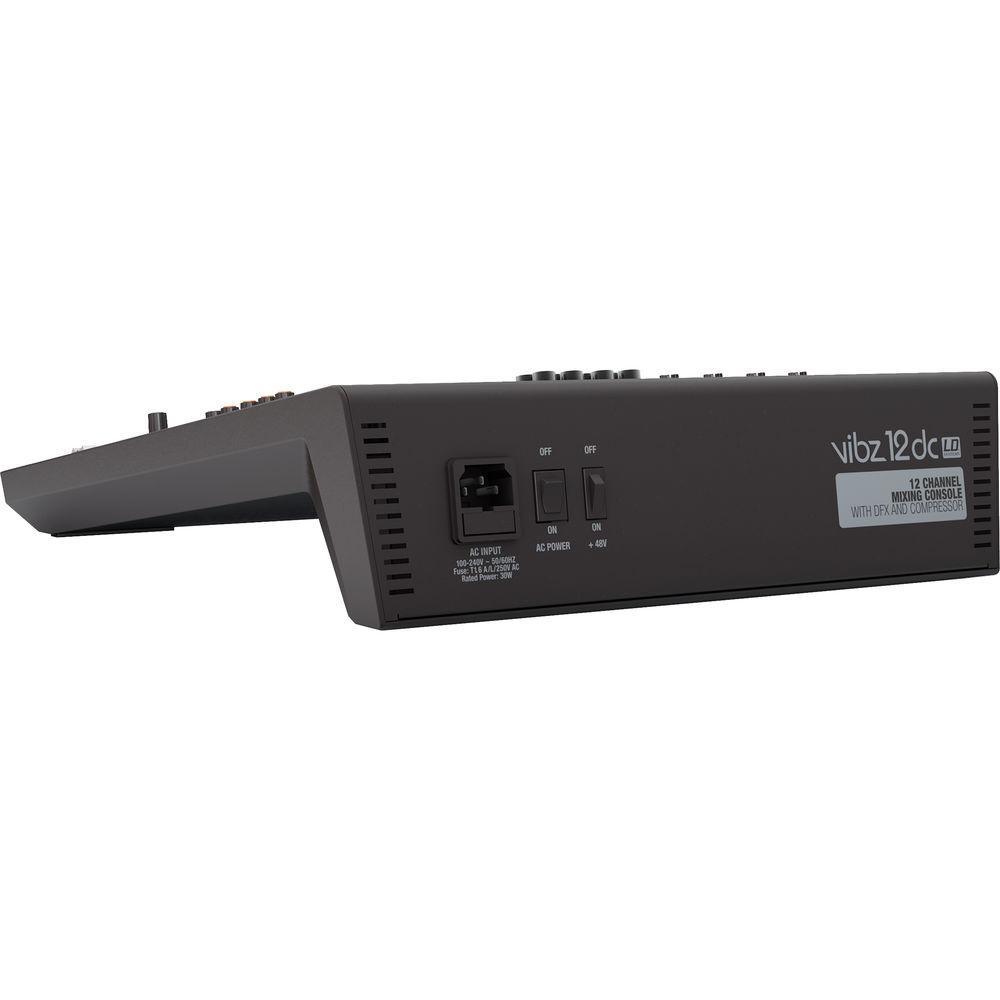 LD Systems 12-Channel Mixing Console with DFX and Compressor