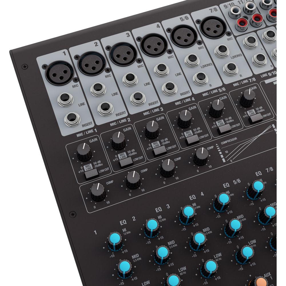 LD Systems 12-Channel Mixing Console with DFX and Compressor