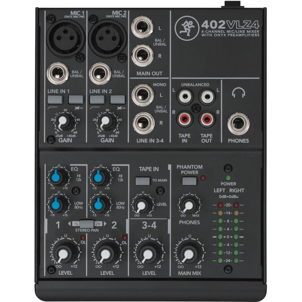 Mackie 402VLZ4 4-Channel Ultra-Compact Mixer