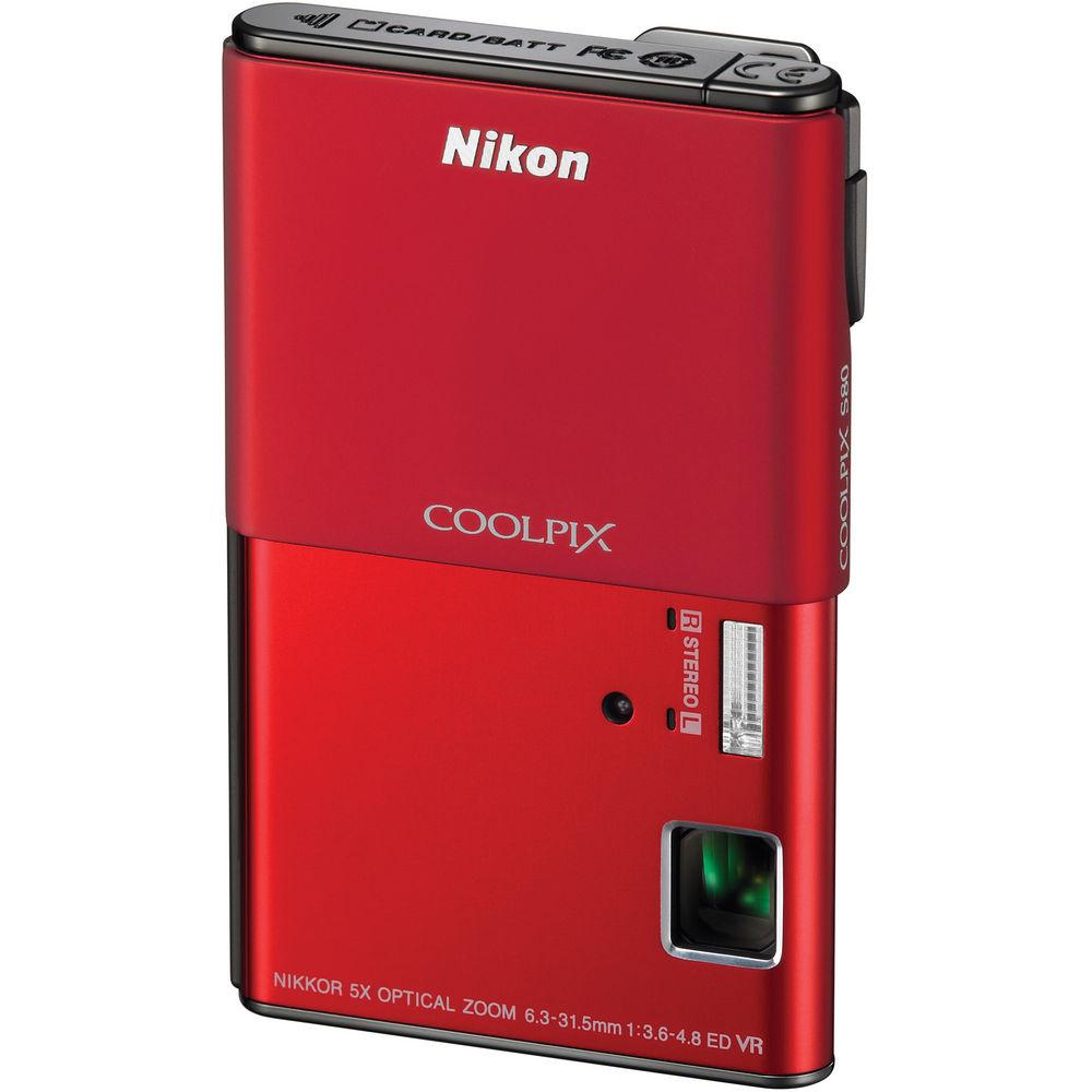 Nikon CoolPix S80 Digital Camera - Refurbished