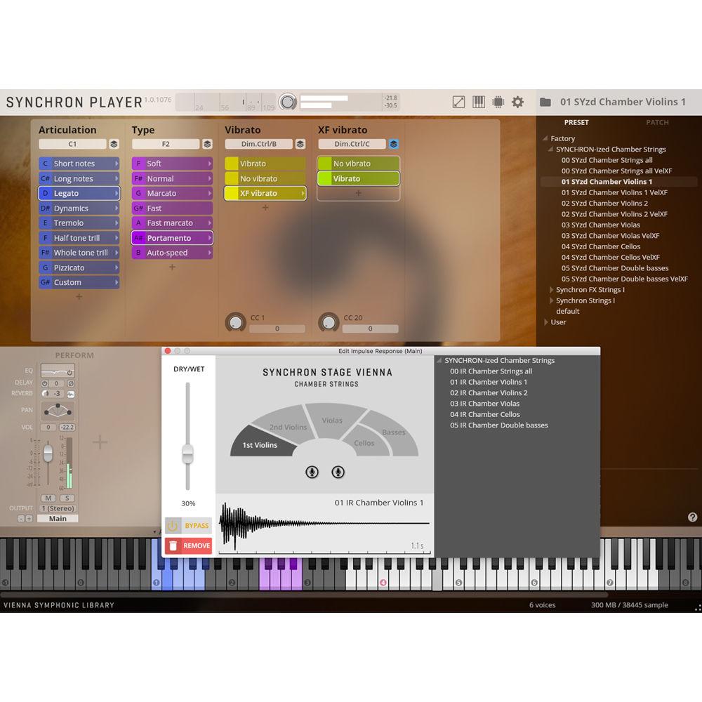 Vienna Symphonic Library SYNCHRON-ized Chamber Strings - Virtual Instrument for Composers, Vienna, Symphonic, Library, SYNCHRON-ized, Chamber, Strings, Virtual, Instrument, Composers