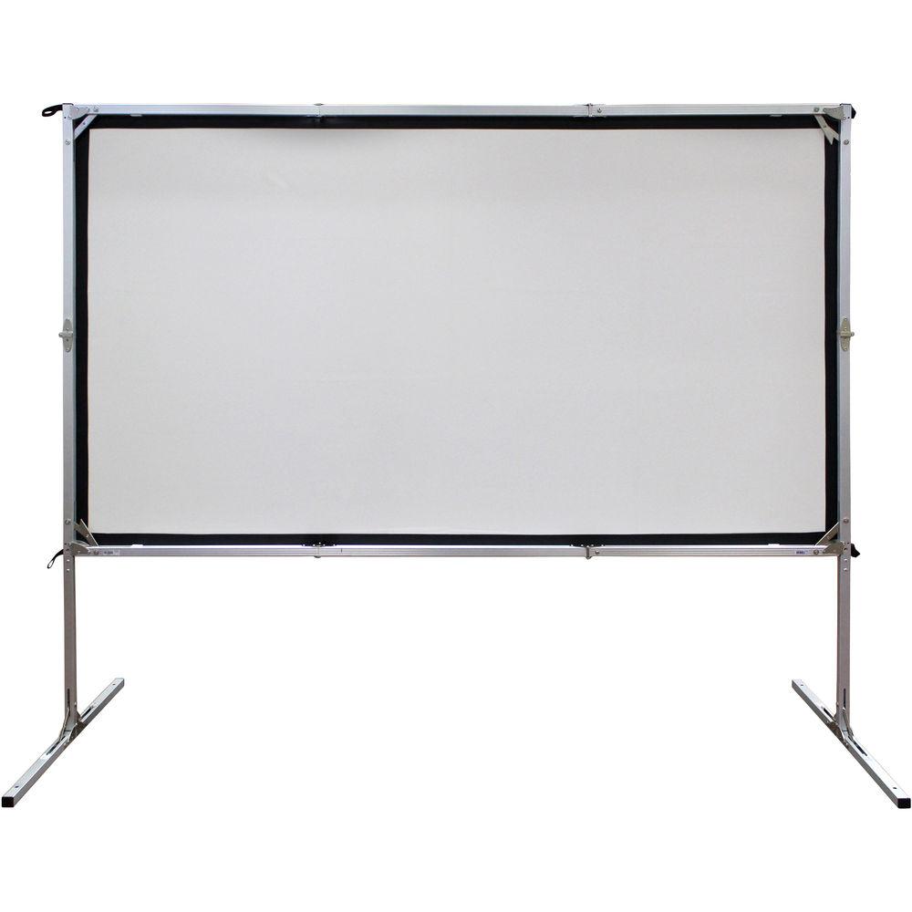 Elite Screens 120" Portable Outdoor Indoor Movie Theater Front and Rear Projector Screen