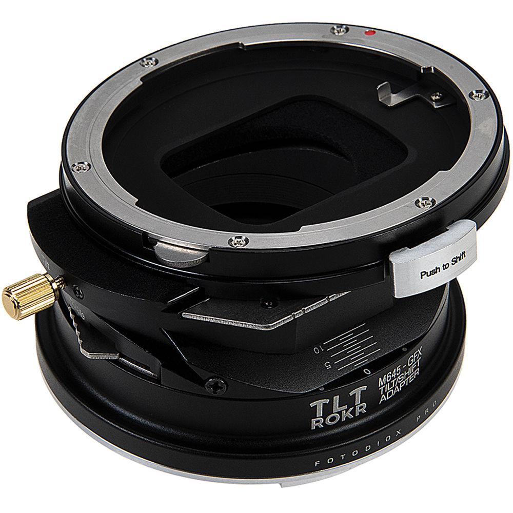 FotodioX Pro TLT ROKR Tilt Shift Adapter for Mamiya 645 Mount Lens to Fuji G-Mount GFX Camera