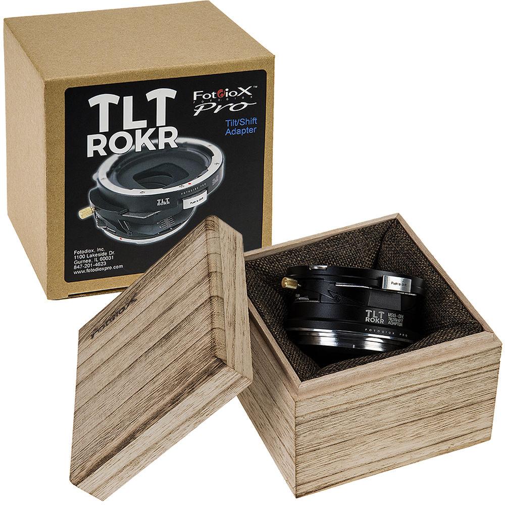FotodioX Pro TLT ROKR Tilt Shift Adapter for Mamiya 645 Mount Lens to Fuji G-Mount GFX Camera
