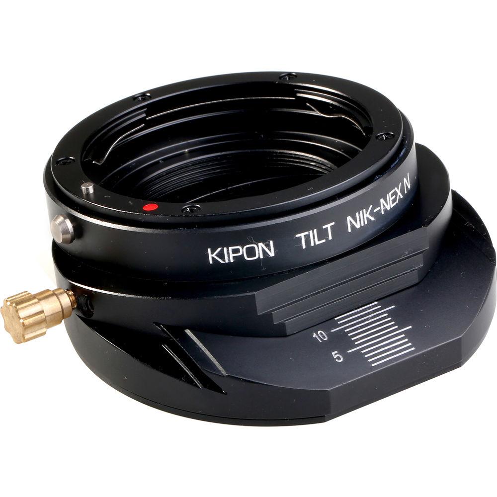 KIPON Lens Mount Adapter for Nikon Lens to Sony E-Mount Camera With Tilt Functionality